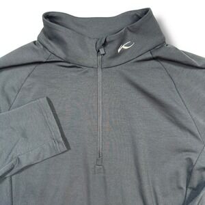 Kjus Trace Stretch Jersey Midlayer Half-Zip Mens 56 - 2XL Black